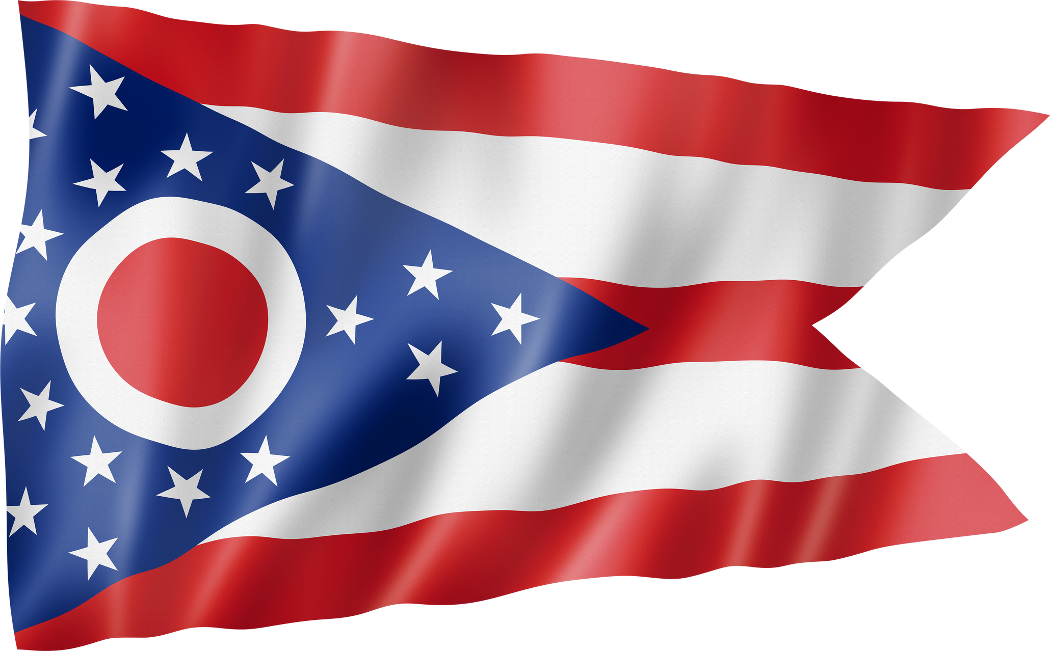 Ohio flag, USA